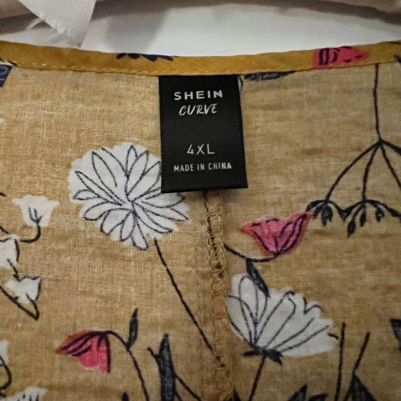 💐 Floral Lightweight Cotton Tunic 💐 - Picture 3 of 4